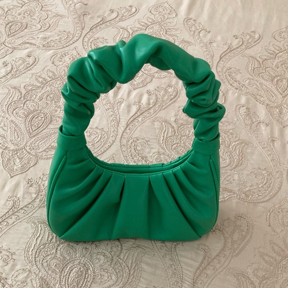 Green Hobo Shoulder Bag for Women - Picture 2 of 7